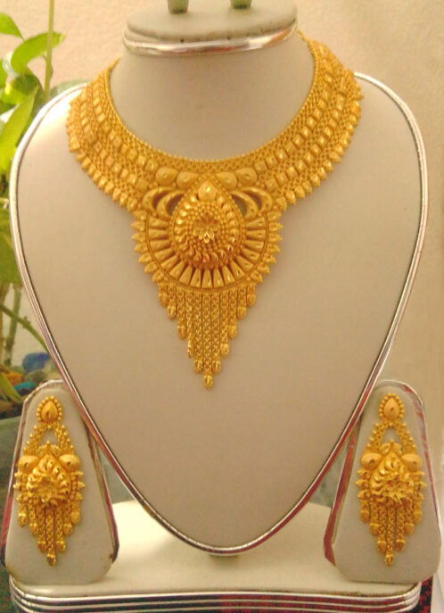 Design 1446 Gold Plated necklace set