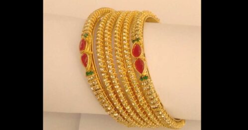 Women Hand Jewelry diamond cut bangles