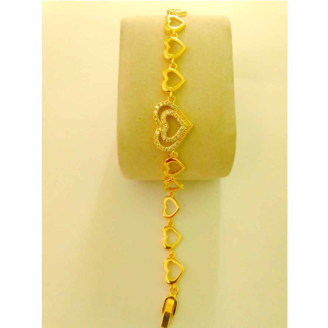 9ct Yellow Gold 19cm Oval Belcher with Heart Padlock Bracelet – Zamels